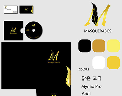 Masquerades - Brand Guide & Logo Process