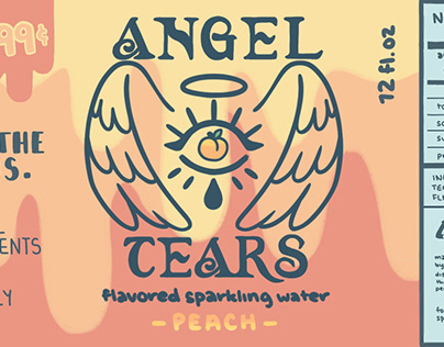 drink can design - ‘angel tears’