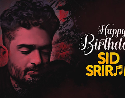 Sid Sriram Birthday Post for Zee Tamil