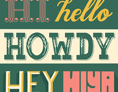 Greetings Hand Lettering