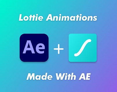 Lottie animations made with AE
