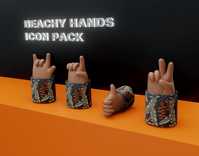 Beachy Hands Icon Packs