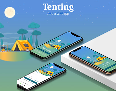 Tenting | Sign Up Flow | Mobile App