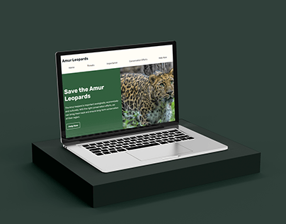 Issue-Focused WordPress Site: Save Amur Leopards
