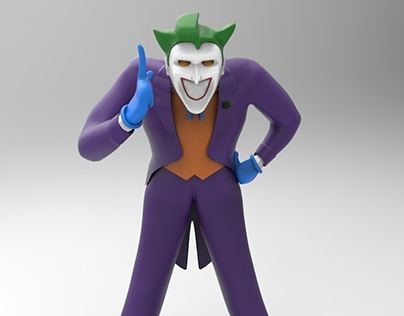 3D Joker "Batman: The animated series"