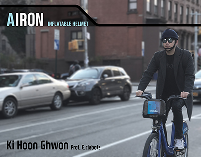 Airon - The Inflatable Helmet for Citi-bike User