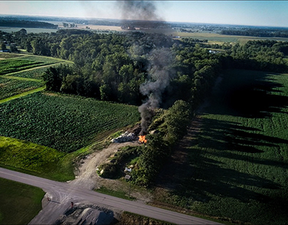 Fire Hazard Assessment by Drone