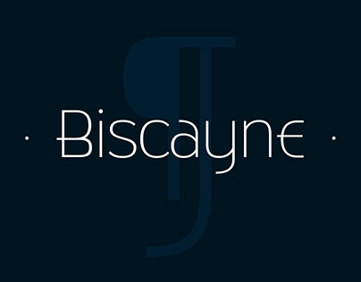Project thumbnail - Biscayne - Font family
