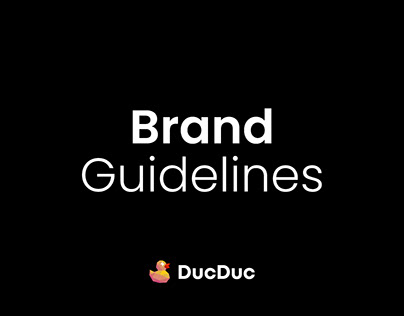 DucDuc || Brand Identity Guidelines Designer.