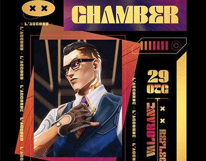 Chamber Valorant Poster