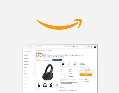 Amazon - Website Redesign Concept