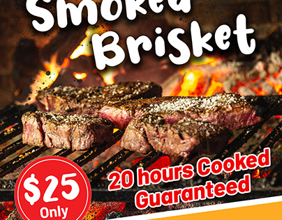 Grill & Chil Steakhouse Poster Mockup