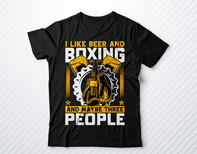 Boxing T-shirt Design