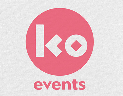 ko events - branding project, animation