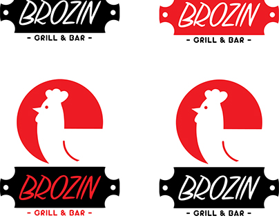 BROZIN - GRILL & BAR Restaurant . ( Branding )