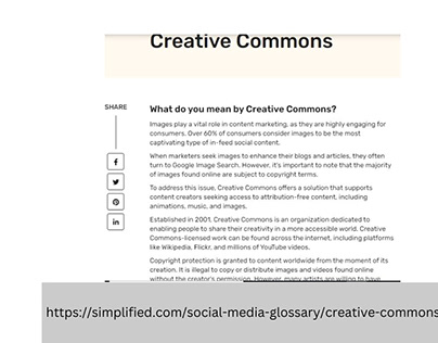 Understanding the Meaning of Creative Commons: