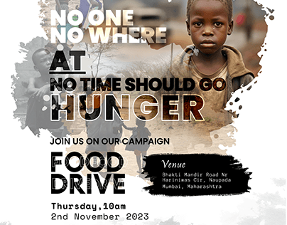 Help feed a hungry child custom flyer