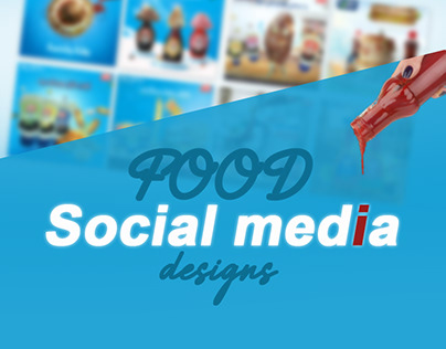 Food social media designs