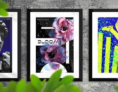 Posters Set In Adobe Photoshop