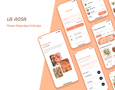 Flower Shop App UI Design