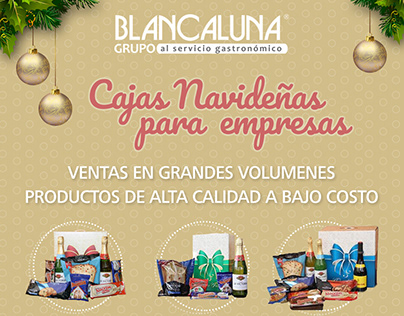 Blancaluna » campaña preventa cajas navideñas