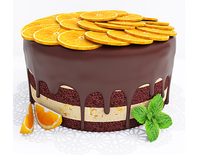 Orange chocolate cake