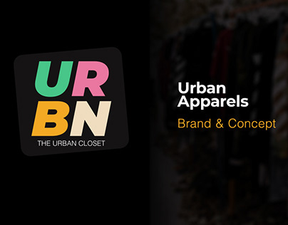 Project thumbnail - Urbn Apparel - Logo identity & Brand Manual