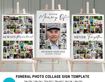 Funeral Welcome Sign Template