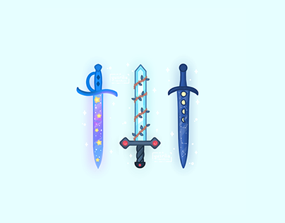 Aesthetic Doodles: Weapons