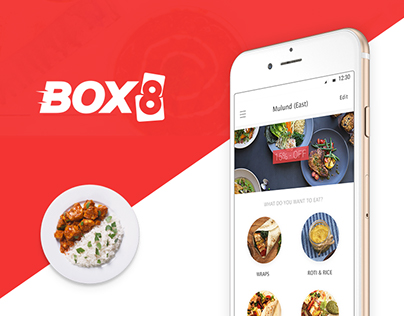 Box8 :: Food ordering & delivery app UI/Ux Design