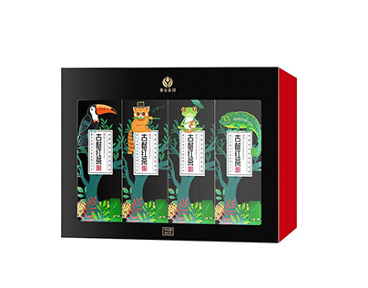 black tea packaging design