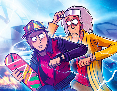 Illustration Back to the Future 2