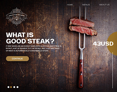 John's Steak & Bistro - Web and Logo Design