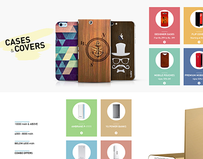 MObile Accessories HTML page