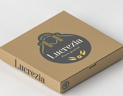 Logo Redesign "Lucrezia" Gourmet local Pizzaria