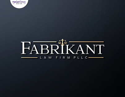 Logo design for "FABRICANT LAW FIRM"