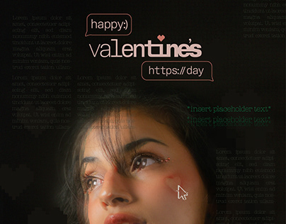 A Digital Valentine's- Poster Design