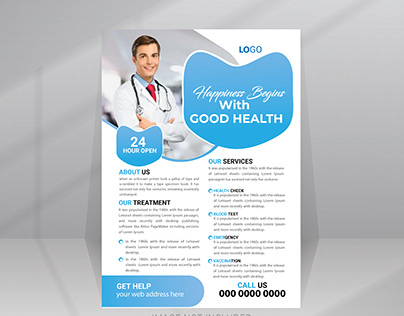 Your Health Priority Flyer Design Template