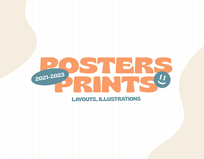 Posters, prints, layouts & illustrations
