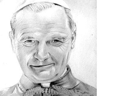 Portret Jan Paweł II