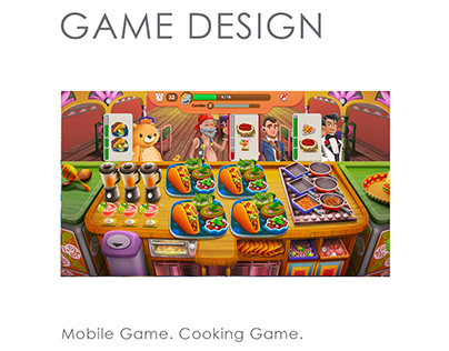 Cooking Game design