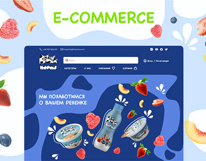E-commerce Moome (online dairy shop)