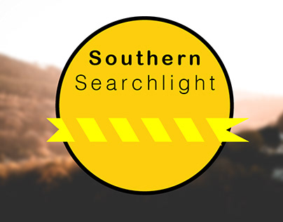 Southern searchlight logo - emblem logo