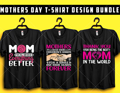 Mothers day Typography t shirt design