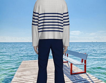 Sailors on board! Created with CLO Virtual Fashion Inc.