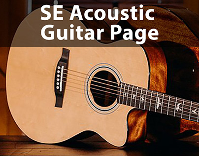 SE Acoustic Guitar Page