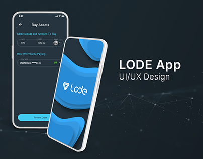 LODEapp Wallet - UI/UX Design