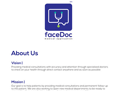 FaceDoc Application Brand manual
