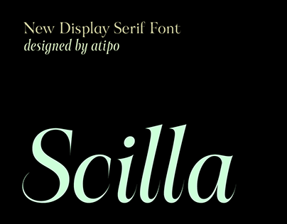 Scilla Display Font