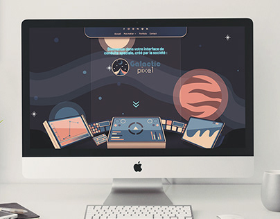 Spaceship Concept Webpage